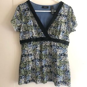 🔴Ratio Liz Claiborne Tee Shirt T-shirt Top Blouse